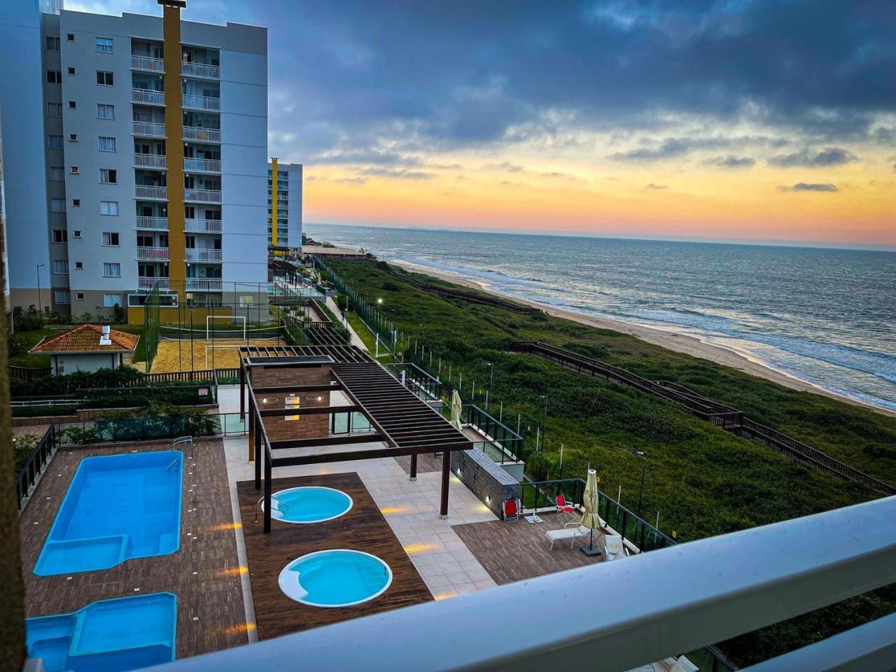 Resort Apto Frente Mar Barra Velha  Buitenkant foto