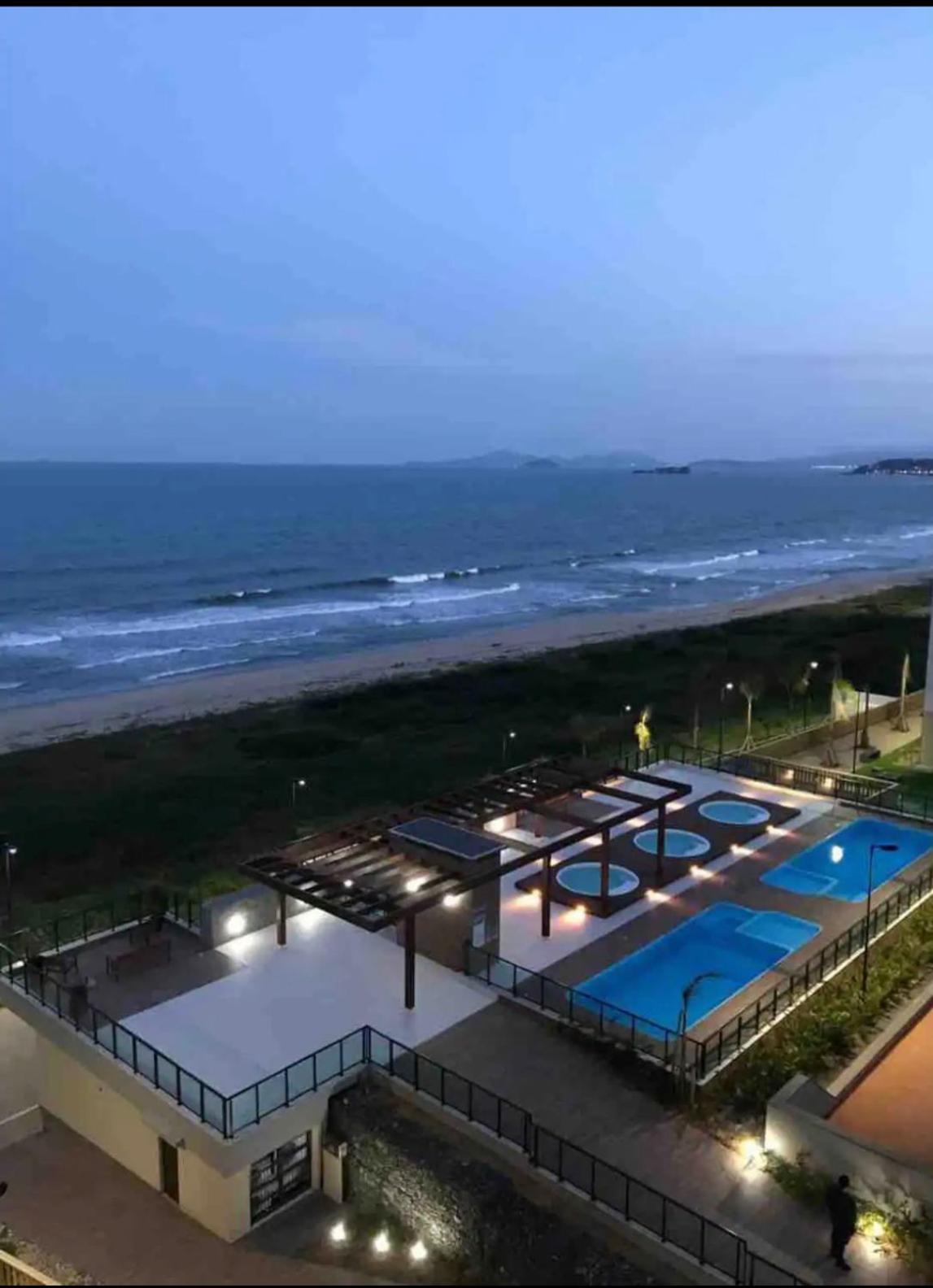 Resort Apto Frente Mar Barra Velha  Buitenkant foto